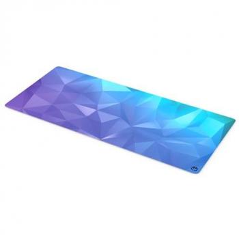 Alfombrilla de Ratón Gaming Endorfy Crystal Blue XL, 900 x 400 mm, Base Antideslizante, Borde Impreso, Diseño Elegante