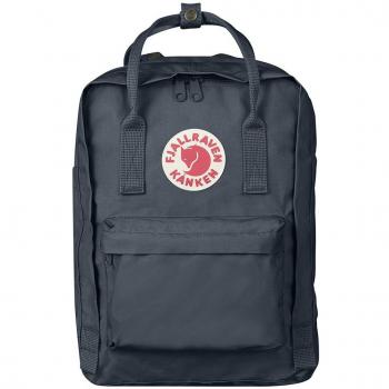 Mochila Fjällräven Kånken Laptop 13 azul grafito, capacidad de 13 litros, diseño icónico, fabricada en Vinylon F resistente al agua, con compartimento acolchado para laptop de hasta 13 pulgadas