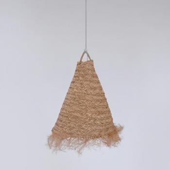 Lámpara Colgante LED de Fibras Naturales NAM XL - Blanco