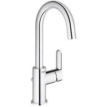 Grohe BauEdge - Grifo de lavabo de 1/2 Tamaño L, color cromo
