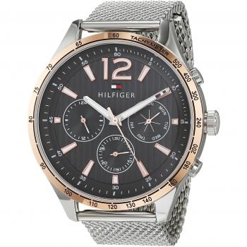 Tommy Hilfiger Unisex-Adult Multi dial Quartz Watch with Stainless Steel Strap 1791466