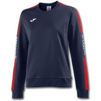 Joma Champion IV Sudaderas, Niñas, Marino-Rojo, 2XS