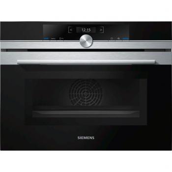 Siemens 4242003658345 Built-in Mini Oven with Microwave Function CM633GBS1, Stainless Steel, 1000 W, 45 litros, Multicolour