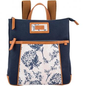 Mochila SKPAT Berkeley Azul Marino - Elegante bolso mochila para mujer en color azul marino