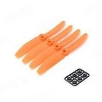 PACK 4 HELICES DIATONE DRON TYRANT 6030 NARANJA CON ADAPTADORES
