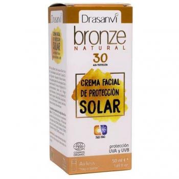 Drasanvi Bronze Crema Solar Facial Protección SPF30 Ecocert 50ml