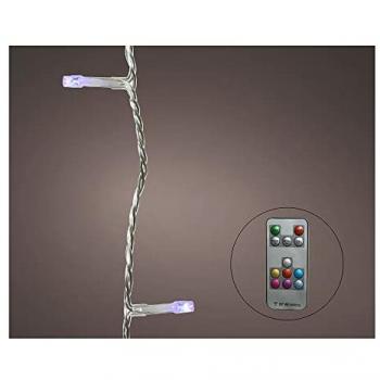 Guirnalda LED Danzante Multicolor Lumineo 14,9 m 100 luces IP44 con mando