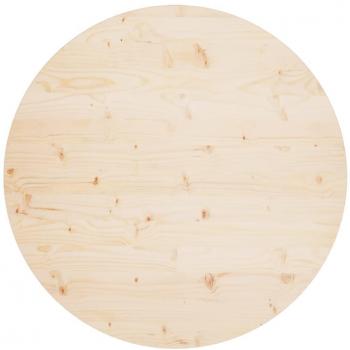 vidaXL Solid Wood Pine Table Top Ø90x2.5 cm