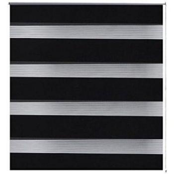 vidaXL Persiana Cebra 60 x 120 cm Negro