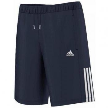 adidas ESS MID Short - Pantalón corto para hombre, color azul marino / blanco, talla XS