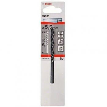 Bosch Professional 2608596796 Metal Drill bits HSS-R, DIN 338, Silver, 5.5 mm