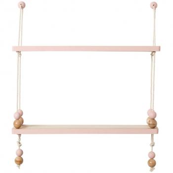 VERTBAUDETEstante Columpio de Madera y cuerdaBeige Claro Liso con adornoUNICA