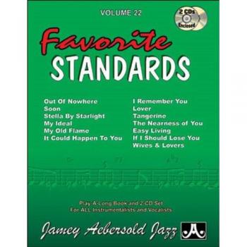 Jamey Aebersold 22 Favorite Standards with 2 CDs