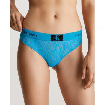 Calvin Klein - Tanga de encaje con detalles en encaje, diseño minimalista, ajuste cómodo y elástico, disponible en varias tallas y colores