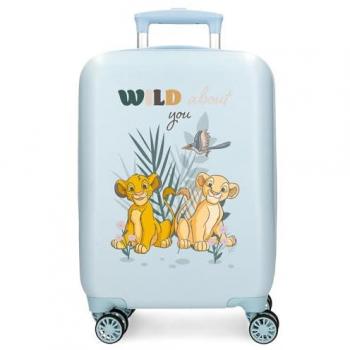 Maleta de Cabina Rígida Disney Rey León Before the Bloom 50 cm Azul Unisex Infantil