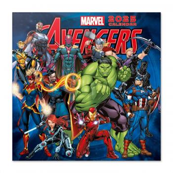 Calendario 2025 30x30 Marvel Los Vengadores Erik Multicolor