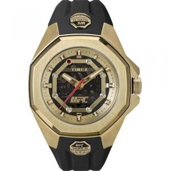 Timex UFC Pro World Champion Edition Unisex Watch - Yellow/Black/Gold, One Size