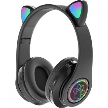Auriculares Inalámbricos Deportivos Bluetooth 5.0 con Forma de Oreja de Gato para Chica - Modo de Reposo Prolongado