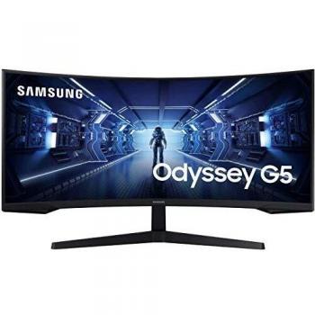 Monitor Curvo Gaming Samsung Odyssey G5 34 UWQHD 3440x1440, 165Hz, 1ms, FreeSync