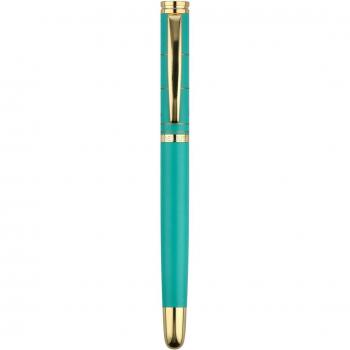 Pluma Belius Soiree Art Deco Turquesa y Dorado