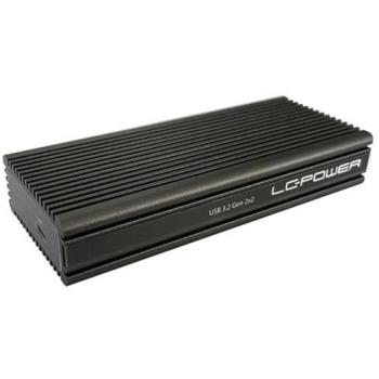 Caja Externa USB-C para SSD NVMe M.2 2280 con RAID LC-Power LC-M2-C-NVME-2X2-RAID