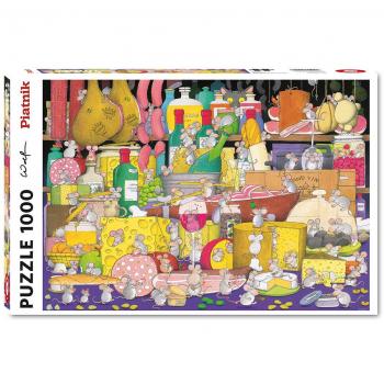 Puzzle de 1000 Piezas Fiesta de Ratas Piatnik