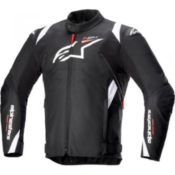 Alpinestars Chaqueta de Moto T-SP 1 V2 impermeable Negra y Blanca, tamaño XL