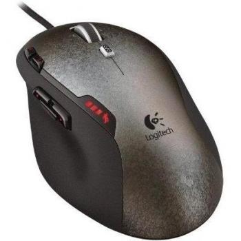 Logitech G500 - Ratón láser para videojuegos de ordenador, color negro/ gris