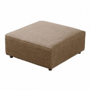 Sofá Modular Riposo C Estilo Contemporáneo Color Beige 90 CM, Poliester, Dimensiones: 90x42x90 cm