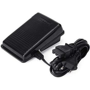 Walfront Pedal de Control de Pie Pedal Elctrico con Cable para Mquina de Coser Domstico 200-240V Enchufe de la UE