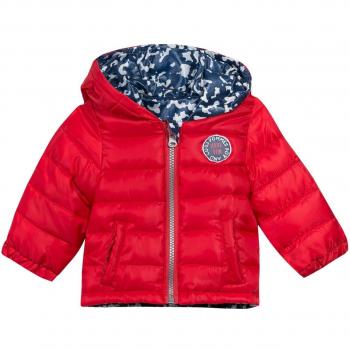 3 Pommes Cargo 1, Chaqueta para Bebé-Niños, Rojo
