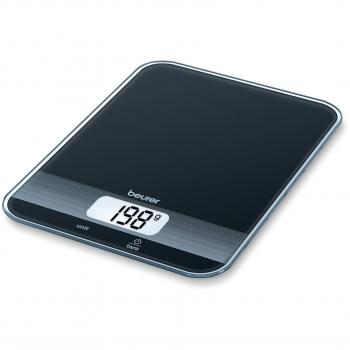 Báscula de Cocina Digital Beurer KS19, Capacidad 5kg, Precisión 1g, Color Negro