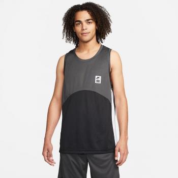 Camiseta de Hombre Nike Dri-FIT Starting 5 - Gris Oscuro/Negro/Blanco - Talla L