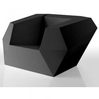 Vondom Faz - Sillón, color negro mate