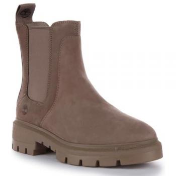 Botas de mujer Timberland Cortina Valley Chelsea en beis, media caña, talla 36