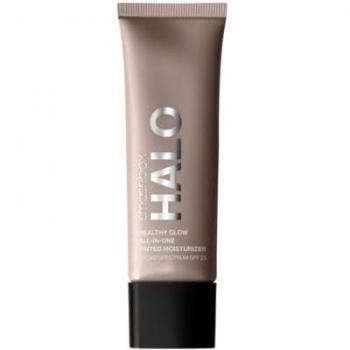 Smashbox Halo Healthy Glow All-in-One Tinted Moisturizer SPF 25 - Tan Dark Tinted Cream with Brightening Effect