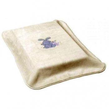 Cambrass 31645 - Manta bordada pes 110x140 cm mod.2 Beige