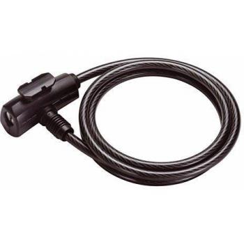 BBB 2905456101 Cable antirrobo Bicicleta, Unisex, Negro, 8 mm