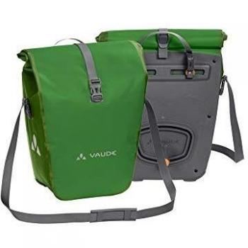 VAUDE Aqua Back – Juego de 2 bolsas para bici adaptables a la carga e impermeables, Verde