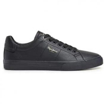 Zapatillas Pepe Jeans Kenton Rise para Hombre - Deportivas Negras con Cierre de Cordones - Modelo PMS31059-999 - Cómodas y Ligeras - Estilo Casual
