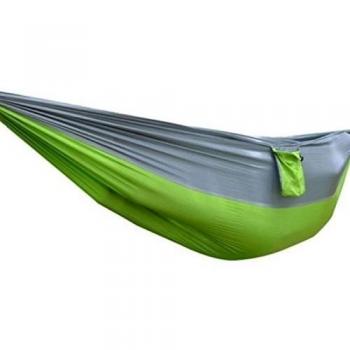 trlyc verde al aire libre ocio doble 2 persona hamacas 300lbs ultraligero Camping hamaca