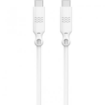 Eco-Friendly 1.2m White USB-C Cable by Just Green - Environmentally Conscious Charging Solution