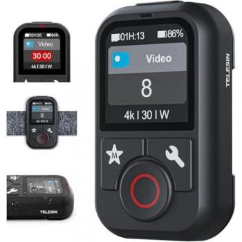Telesin T13 Waterproof Bluetooth Remote Control with Wrist Strap for GoPro Hero 8-13 Action Cameras