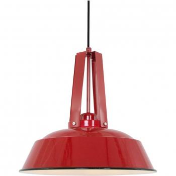 Lámpara colgante Eden - rojo - metal - 42 cm - E27 - Mexlite