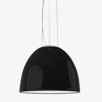 Lámpara Colgante Artemide Nur Gloss, Negro Brillante