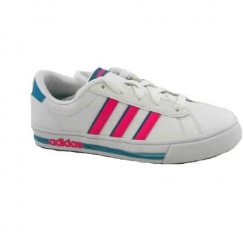 Adidas daily team k zapatillas de deporte unisex ninos blanco ftwblarosimp azuene 36 eu