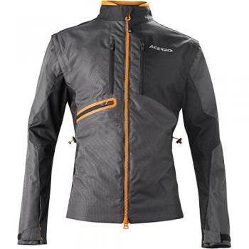 Acerbis Chaqueta de Enduro One Negro-Naranja XL