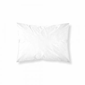 Funda de Almohada Blanca 100% Algodón 30x50 cm Suave y Resistente