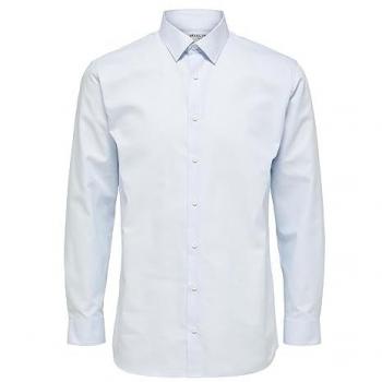Selected Homme Light Blue Long Sleeve Classic Shirt for Men