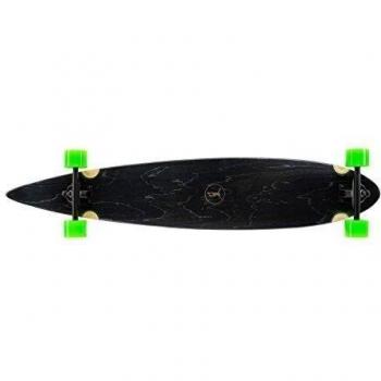 Ridge Longboard Estantería Series Laser Cut Pin Tail Negro negro / verde Talla:extra-large